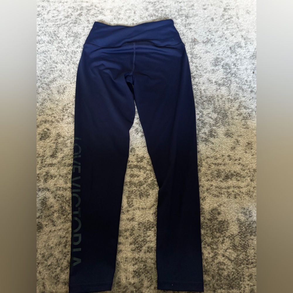 Victoria Sport LOVE VICTORIA Leggings Navy Size: Small EUC! No flaws gently worn